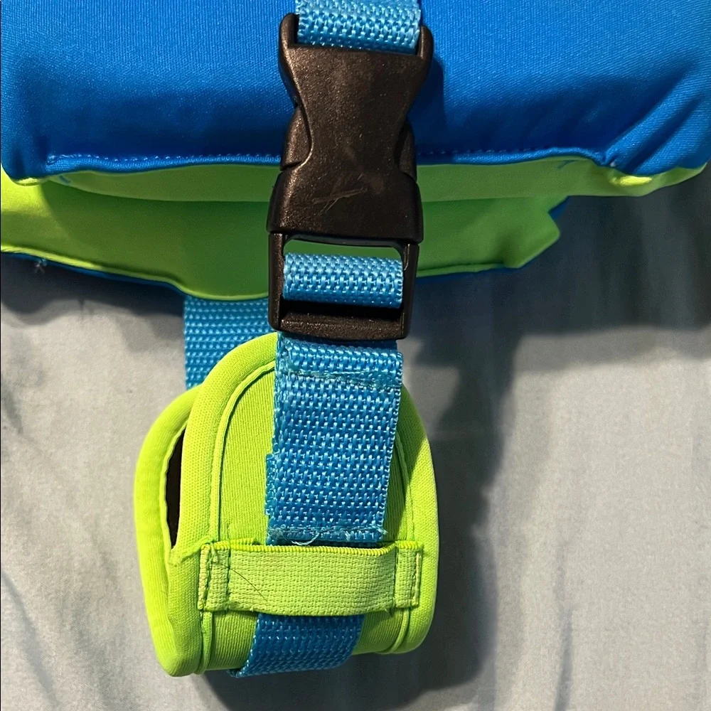 Speedo Blue and Neon Yellow Begin to Swim Float Coach - Picture 4 of 7